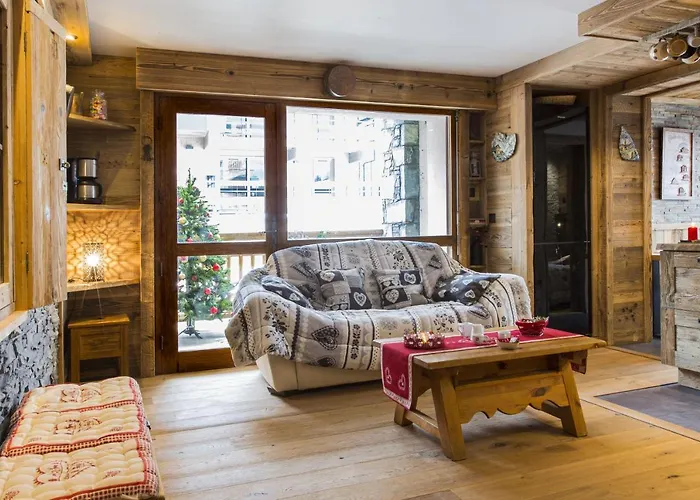 Au Pied, 3ch 2sdb Garage Terrasse Lägenhet Courchevel