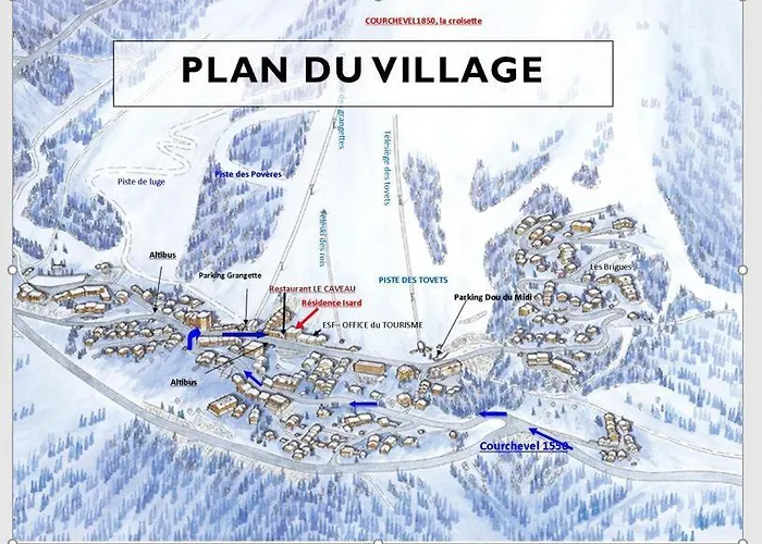 Au Pied, 3ch 2sdb Garage Terrasse Lejlighed Courchevel